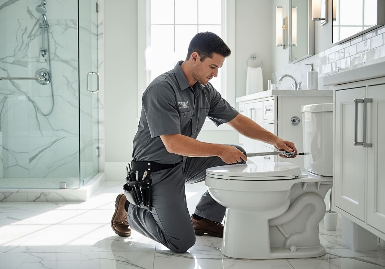 Toilet Repair & Installation in Leonard
